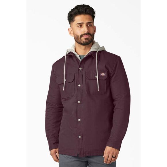 Dickies Duck Hooded Shirt Jacket - Picture 1 of 6